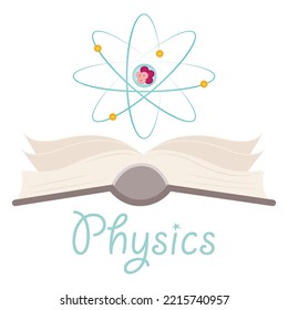 Physics Educational vector illustration graphic icon