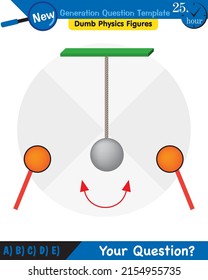 Physics, electrification by friction, next generation question template, dumb physics figures, eps