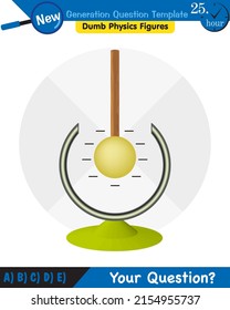 Physics, electrification by friction, next generation question template, dumb physics figures, eps