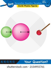 Physics, electrification by friction, next generation question template, dumb physics figures, eps