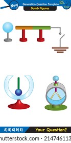 Physics, electromagnet, next generation question template, dumb physics figures, exam question, eps