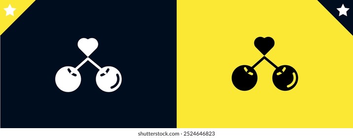 Physics experience two balls icon. Outline physics experience two balls vector icon for web design isolated on white background