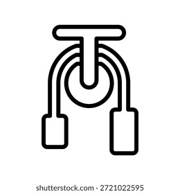 Icono de experimento de física, Vector de líneas