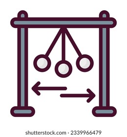 Icono de contorno de relleno físico. Perfecto para diseño gráfico, móvil, interfaz de usuario y obras maestras web