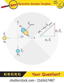 Physics, Force and Motion, Support and Motion, Thrust and linear momentum Physics shapes, Lifting a load, Pulling a load, next generation question template, exam question, eps 