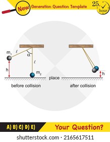 Physics, Force and Motion, Support and Motion, Thrust and linear momentum Physics shapes, Lifting a load, Pulling a load, next generation question template, exam question, eps 