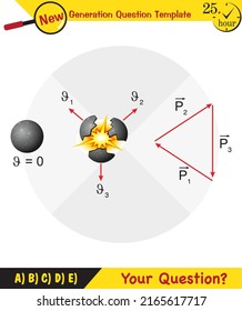 Physics, Force and Motion, Support and Motion, Thrust and linear momentum Physics shapes, Lifting a load, Pulling a load, next generation question template, exam question, eps 