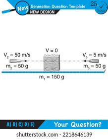 Physics - Force and Motion, Support and Motion, Thrust and linear momentum Physics shapes, Lifting a load, Pulling a load, next generation question template, exam question, eps 