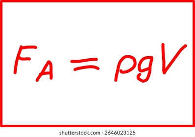 physics formula archimedes law, fluids and thermodynamics