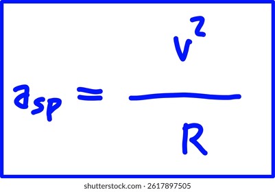 physics formula for circular motion, centripetal acceleration and radial acceleration