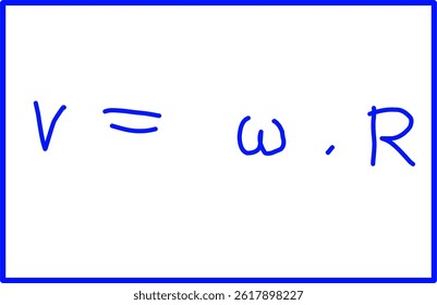 physics formula circular motion, Linear velocity