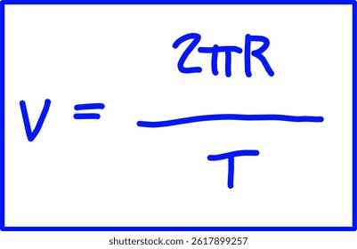 physics formula circular motion, Linear velocity