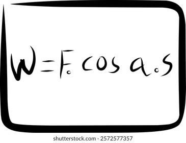 Physics formula for force can do work in the horizontal plane