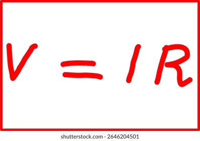 physics formula ohm's law, electricity and magnetism