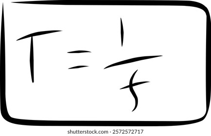 physics formula for the period of vibration of a spring
