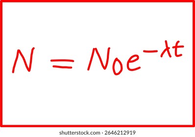 physics formula for radioactive decay rate, optics and modern physics