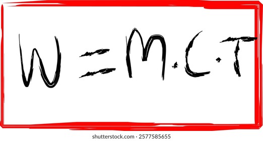 Physics formula for using an electric kettle