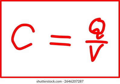 physics formulas for capacitance, electricity and magnetism