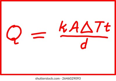 physics formulas for heat conduction, fluids and thermodynamics