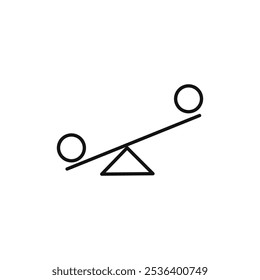 Physics icon Flat art illustration in outline