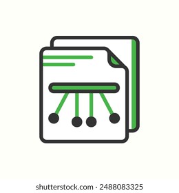 physics icon, isolated black icon theme learning