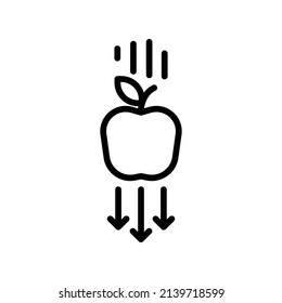 Icono Físico. Diseño De Estilo De Arte De Línea Aislado En Fondo Blanco