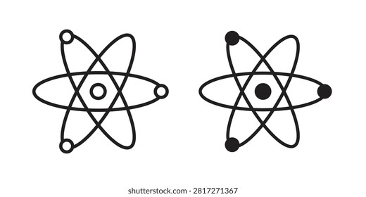 Physics icon for marketing designs