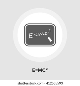 Physics icon vector. Flat icon isolated on the white background. Editable EPS file. Vector illustration.
