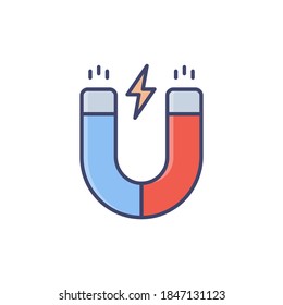 Physics icon in vector. Logotype
