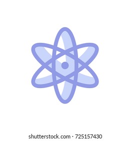 Physics icon vector. Physics modern icon style design