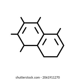 Physics icon vector. molecule illustration sign. nucleus and atoms symbol. science logo.