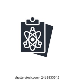 physics icon. vector.Editable stroke.linear style sign for use web design,logo.Symbol illustration.