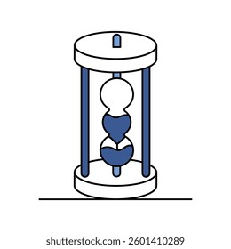 Physics icon with white background vector stock illustration