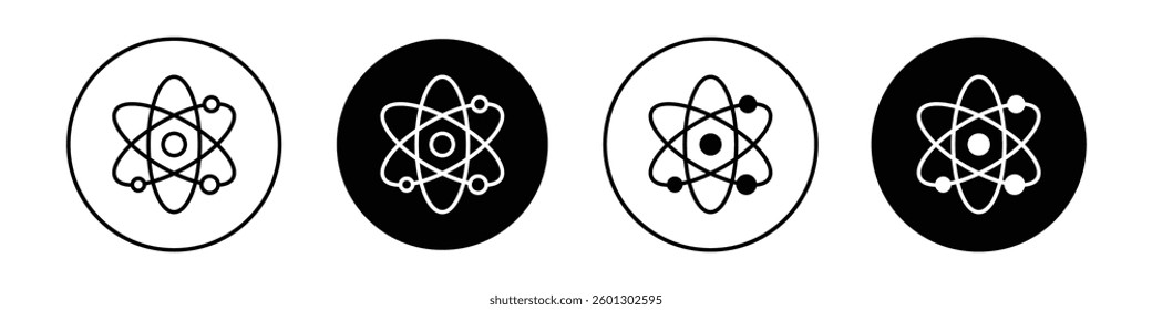 Physics icons vectors graphics collection