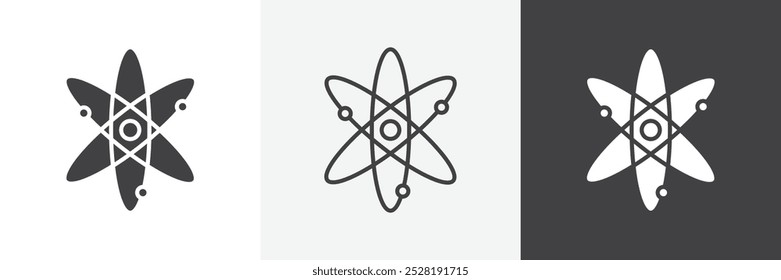 Physics icon.Trendy modern flat linear vector illustration on white background.