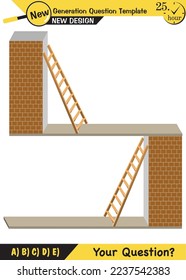 Physics, inclined plane, next generation question template, dumb physics figures, exam question, eps 