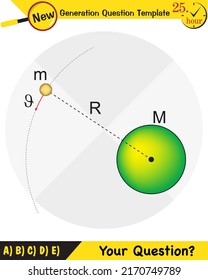 Physics, kepler's second law of planetary motion, next generation question template, exam question, eps