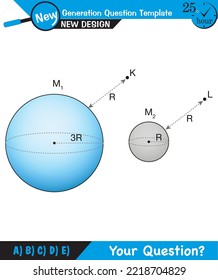 Physics, kepler's second law of planetary motion, next generation question template, exam question, eps 