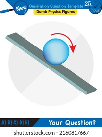 Physics, The laws of motion, Newton's laws of motion, next generation question template, dumb physics figures, exam question, eps 