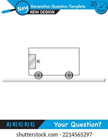 Physics, The laws of motion, Newton's laws of motion, next generation question template, dumb physics figures, exam question, eps 