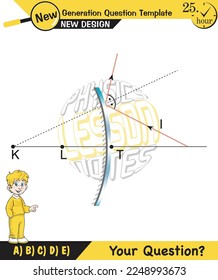 Physics lecture notes, Light and enlightenment, refraction of light, Convex and Concave Lenses, mirror, optics, flat mirror, prime axis, next generation question template, for teachers, experiments

