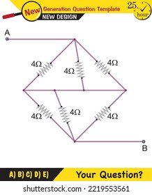 Physics lecture notes - Simple electrical circuits, next generation question template, exam question, eps