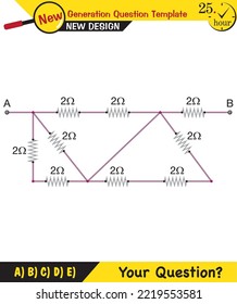 Physics lecture notes - Simple electrical circuits, next generation question template, exam question, eps