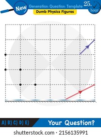 Physics, Light and enlightenment, refraction of light, Convex and Concave Lenses, next generation question template, dumb physics figures, eps 