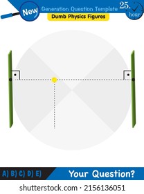 Física, luz e iluminación, refracción de luz, lentes convexa y cóncavo, plantilla de preguntas de próxima generación, figuras mudas de física, eps 