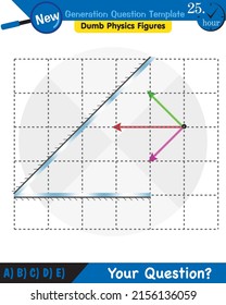 Física, luz e iluminación, refracción de luz, lentes convexa y cóncavo, plantilla de preguntas de próxima generación, figuras mudas de física, eps 