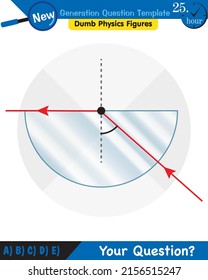 Physics, Light and enlightenment, refraction of light, Convex and Concave Lenses, next generation question template, dumb physics figures, eps 