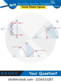 Physik, Licht und Erleuchtung, Lichtrefraktion, Konvex- und Concave-Objektive, Fragevorlage der nächsten Generation, stumme Physik-Figuren, EPS 