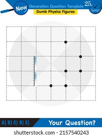 Physics, Light and enlightenment, refraction of light, Convex and Concave Lenses, next generation question template, dumb physics figures, eps 
