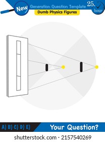 Physics, Light and enlightenment, refraction of light, Convex and Concave Lenses, next generation question template, dumb physics figures, eps 